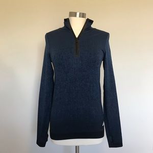 Adidas Half Zip Long Sleeve Top